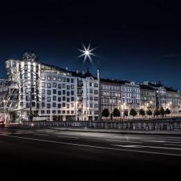 the Dancing house in Prague